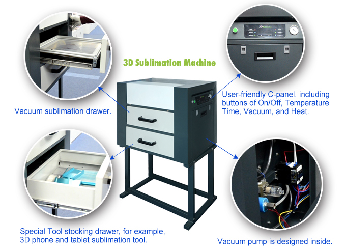 3D Sublimation Vacuum Machine