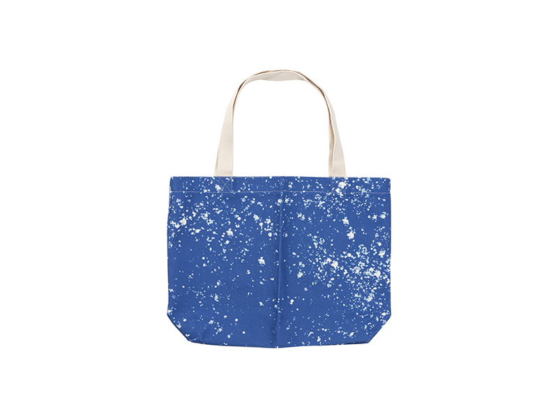 Sublimation Blanks Bleached Starry Linen Tote Bag Bestsub