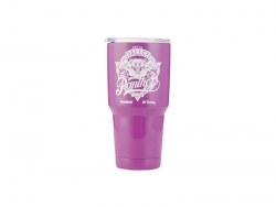 30oz/900ml UV Stainless Steel Tumbler (Purple)