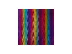 Adhesive Holographic Rainbow Vinyl(Wave Pattern, 12in*12 in)