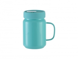 Sublimation Blanks20oz/600ml Glass Mason Jar w/ Silicon Lid (Mint Green)