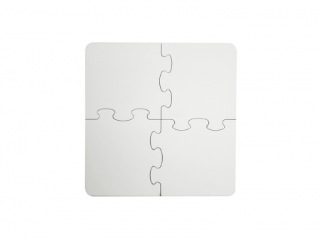 4 Pieces Sublimation Coaster Puzzle