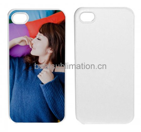 White Burnished Plastic iPhone Cover