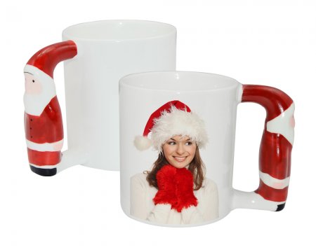 11oz Santa Claus Handle Mug