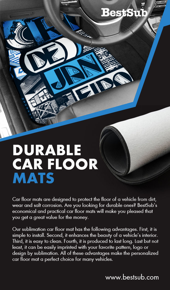 Durable Car Floor Mats From Bestsub Best Sublimation Expert