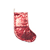 Sequin Christmas Stocking (Red/Silver, 18*53cm)