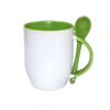 11oz Color Sublimation Spoon Mug