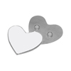 Heart Shape Metal Fridge Magnet