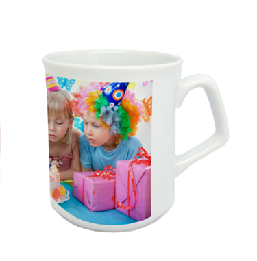 9oz Blank Coated Mug with Special Handle