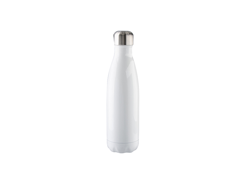 BOTELLA ACERO INOXIDABLE 500ML BLANCO