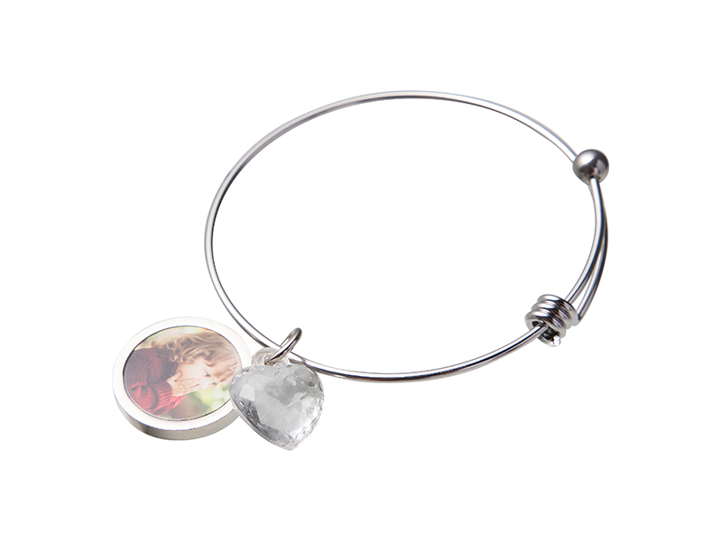 Sublimation Adjustable Photo Bracelet W/ Round Insert (One Circle) -  BestSub - Sublimation Blanks,Sublimation Mugs,Heat Press,LaserBox,Engraving  Blanks,UV&DTF Printing