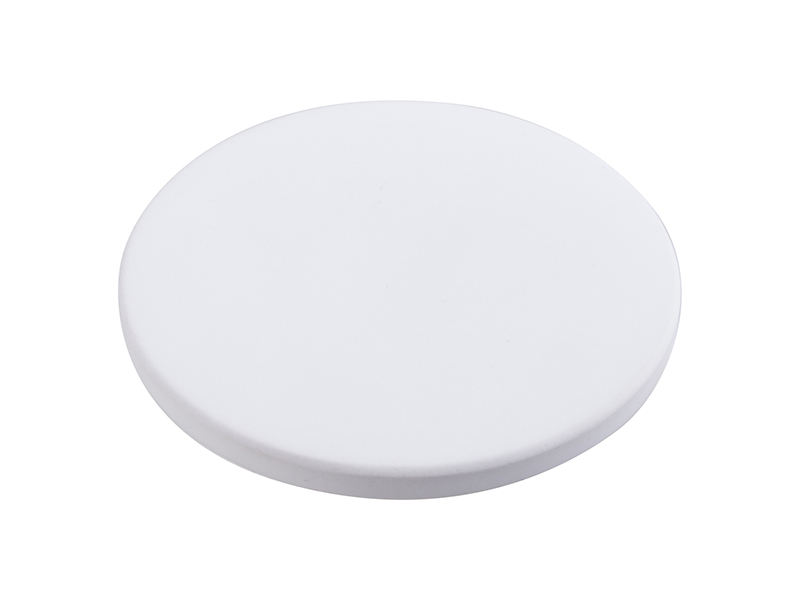 9cm/3.56" D Sublimation Blanks Round Ceramic Coaster w/o Cork (Matt