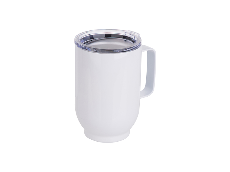 Stainless Steel Sublimation Travel Mug 500 ml / 17oz - White |  SDB.085.180.001