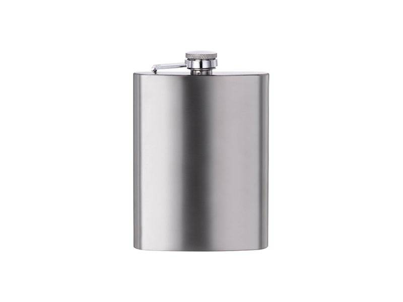 8oz/240ml Stainless Steel Hip Flask(Silver) - BestSub - Sublimation Blanks,Sublimation Mugs,Heat ...