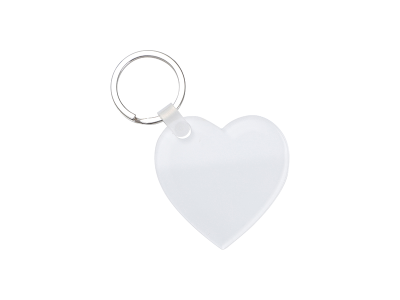 Sublimation I Love You Magnet Keychain 1 (Single) / Heart Keychain