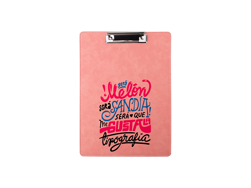 Sublimation PU Leather Clipboard with Metal Clip (Pink, A4 size) - BestSub  - Sublimation Blanks,Sublimation Mugs,Heat Press,LaserBox,Engraving  Blanks,UV&DTF Printing