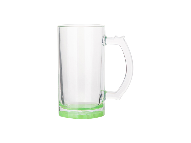 Clear Glass Sublimation Beer Stein - 16oz.