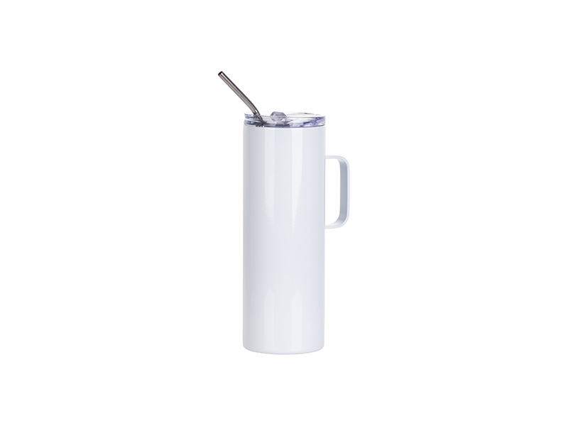 20oz Skinny Sublimation Tumbler with Handle