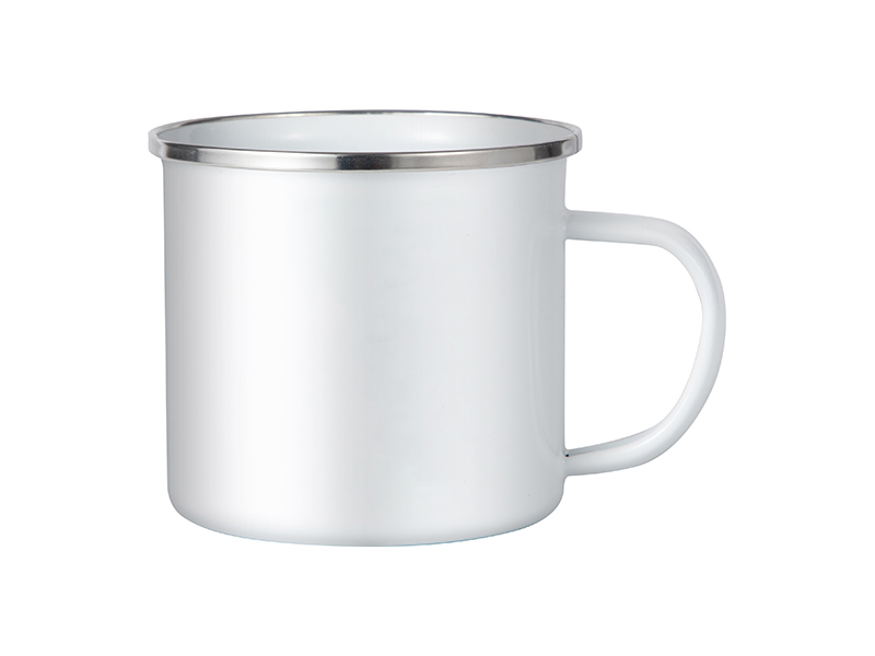 White Ceramic Oversized Sublimation Latte Mug - 17oz.