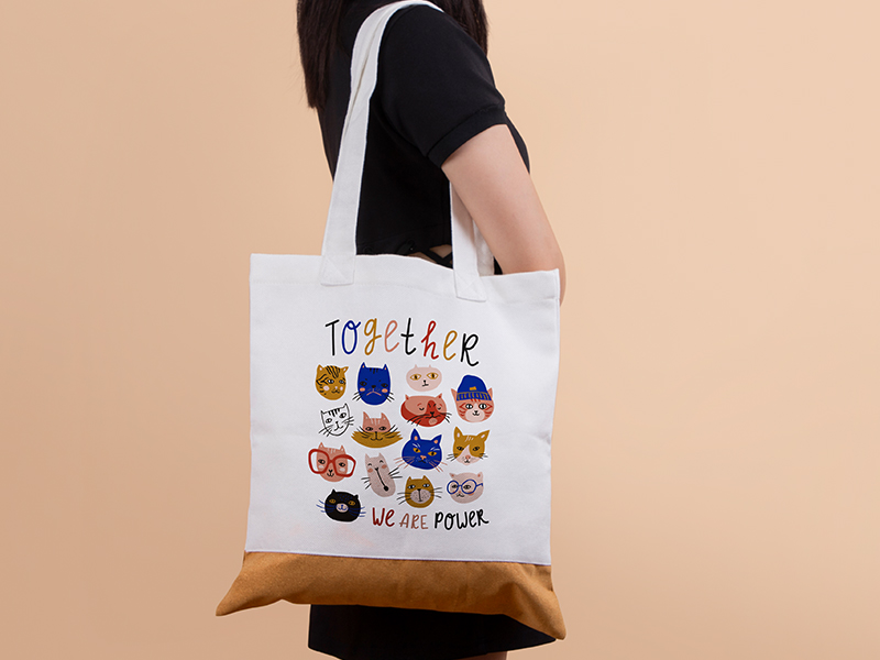 Sublimation 2025 tote bags