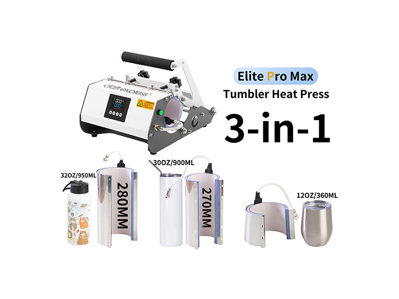 3 in 1 Elite Pro Max Tumbler Heat Press - BestSub - Sublimation