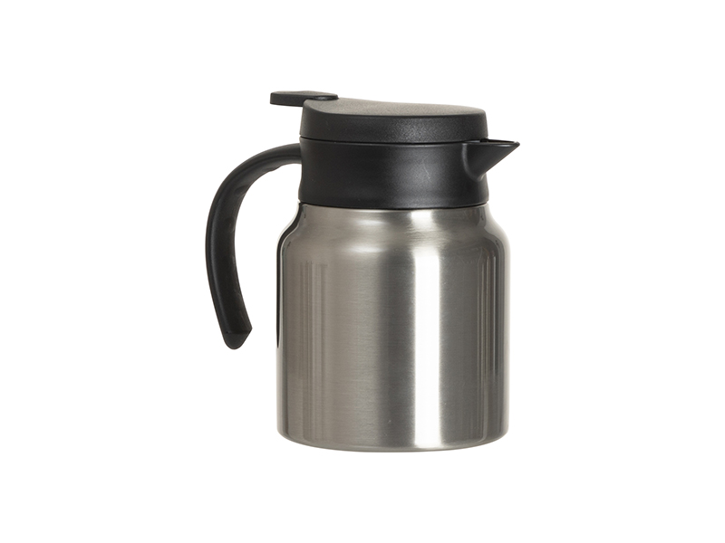 Sublimation Blanks 32oz/1000ml Stainless Steel Coffee Pot w/ Black