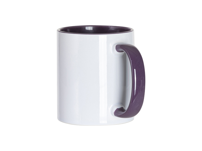 Mug Sublimation 11 - 15 Oz Bluish purple wooden