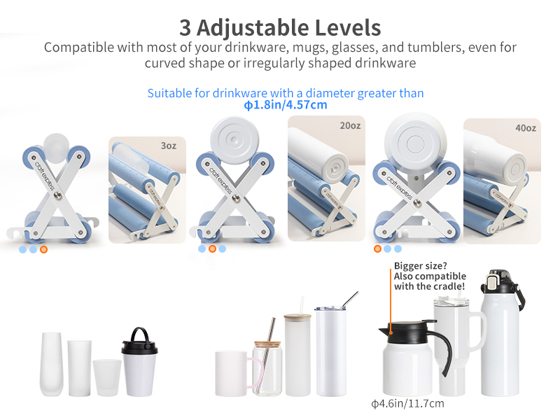 Craft Express Adjustable Tumbler Cradle in 2023