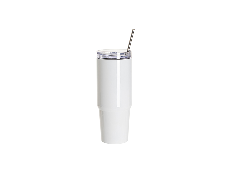 Metal Sublimation Tumbler White 30 Oz