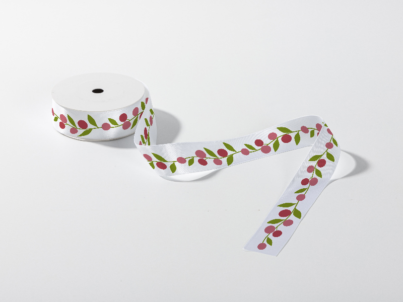 Sublimation Blank Angle Cut Satin Ribbon