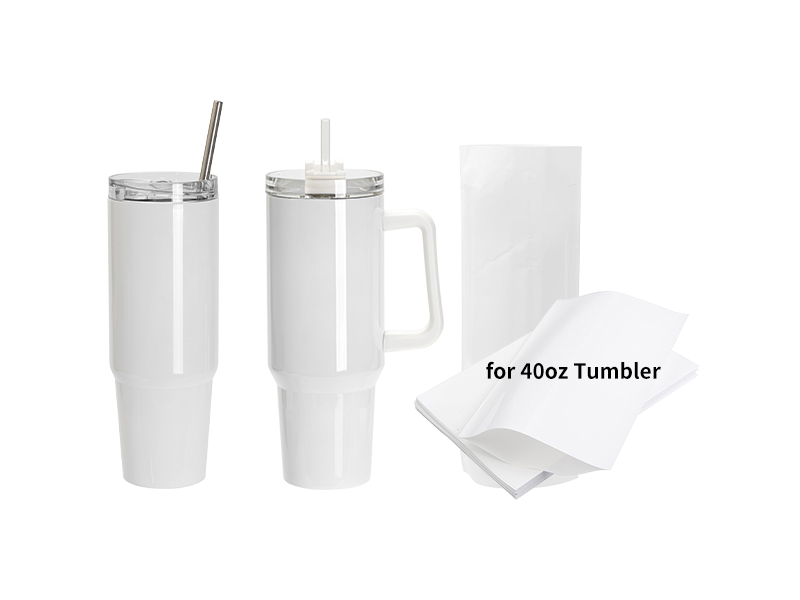 40OZ SUBLIMATION TUMBLER  How to do a Full Sublimation Wrap on a