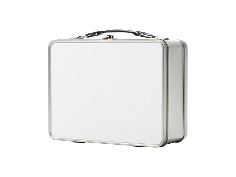 Sublimation Blanks Metal Lunch Box (Silver, 22*17.5*9.6cm) - BestSub ...