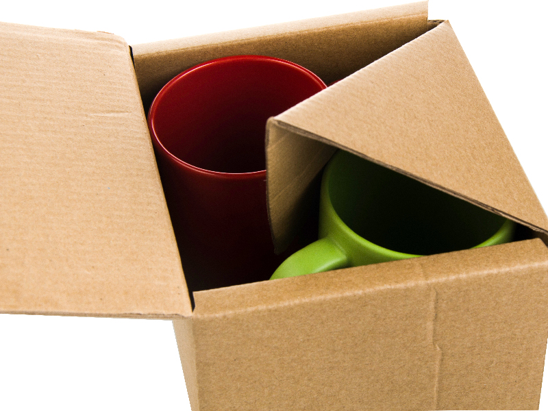 Double Hard Brown Paper Box for 11oz Mugs BestSub 