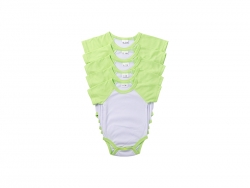 Mono Bebé Manga Corta Raglán Talla XXL (Verde,18-24M)