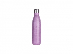 Garrafa Brilho Inox Forma Cola 17oz/500ml(Roxo)