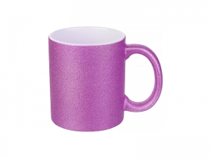 Sublimation 11oz/330ml Glitter Mug (Rose Red)