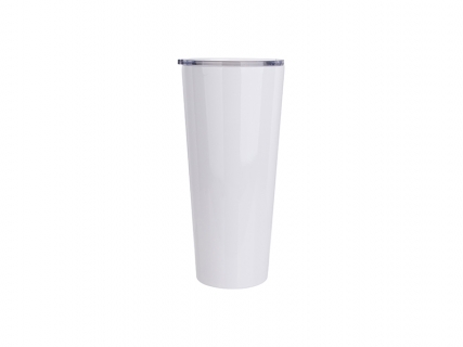 Vaso Acero Inoxidable Tumbler 33oz/1000ml con tapa deslizante (Blanco)