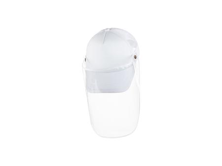 Gorra de Malla Adulto Sublimación Sin Pantalla Facial Desmontable (Blanco)