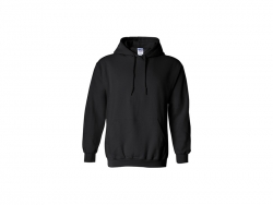 Sudadera con capucha (Negro,XL)