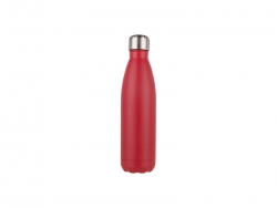 Sublimation 17oz/500ml Stainless Steel Cola Bottle(Matt Red)