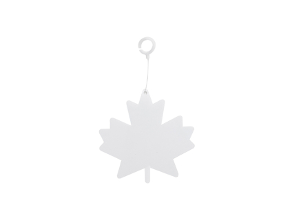 Sublimation PET Ornament (Maple Leaf Shape, 7.6*7.6cm)