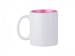 Sublimation 11oz Inner Sparkle Mug (Pink)