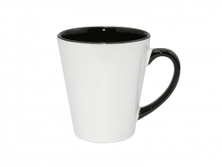 Mug noir coniques Latte petits Sublimation Transfert Thermique