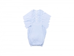 Sublimation Blanks Baby Long Sleeve Nightdress(Light Blue)