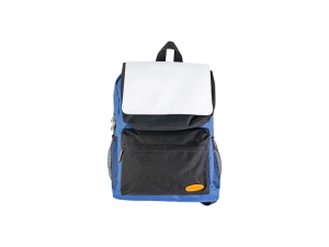 Sublimation Kids School Bag (Blue w/ Black Pocket)