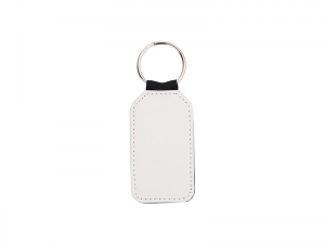 Sublimation PU Leather Key Chain (Barrel)