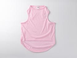 Sublimation Dog Top Tank T-Shirt  L(Pink)