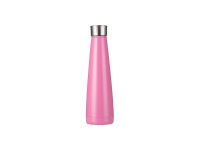 Sublimation 14oz/420ml Stainless Steel Pyramid Shaped Bottle (Rose Red)