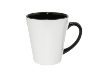 Sublimation 12oz Inner Rim Color Mug (Black)