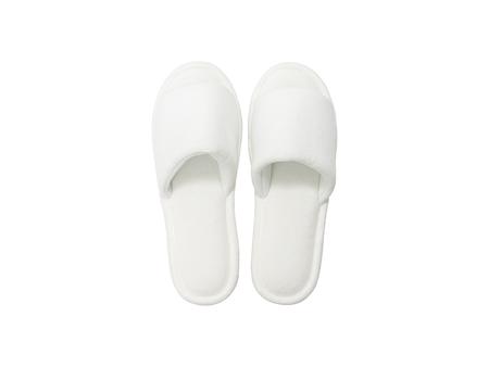 Sublimation Adult Fuzzy Slippers  (Full White, 36-37#)